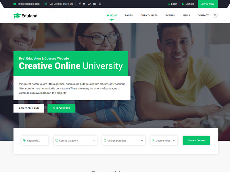 05 Best Free Business, Education & Personal Portfolio HTML5 Bootstrap Templates